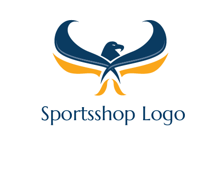 abstract eagle logo