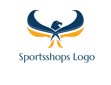 abstract eagle logo