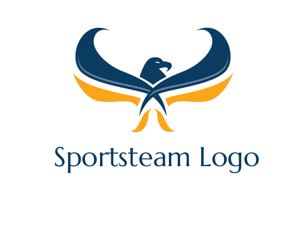 abstract eagle logo