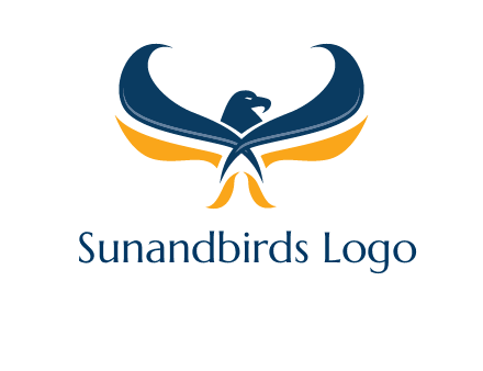 abstract eagle logo
