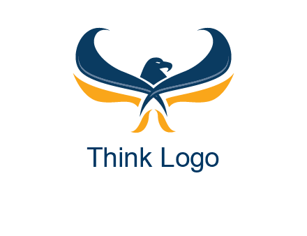 abstract eagle logo