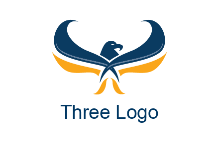 abstract eagle logo