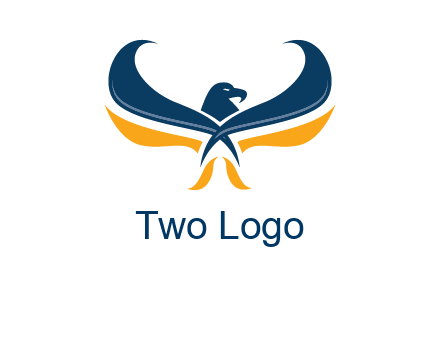 abstract eagle logo