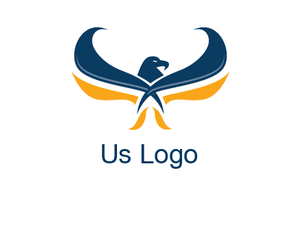 abstract eagle logo