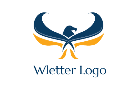 abstract eagle logo