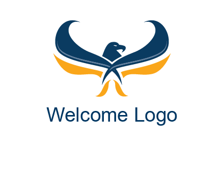abstract eagle logo