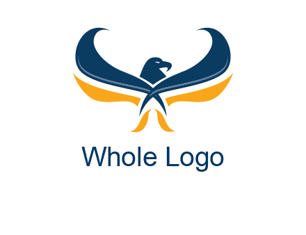 abstract eagle logo