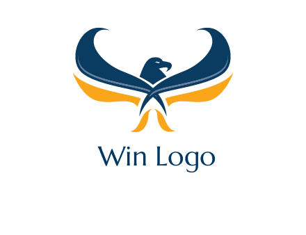 abstract eagle logo