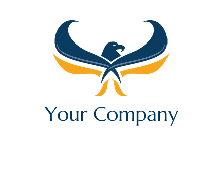abstract eagle logo