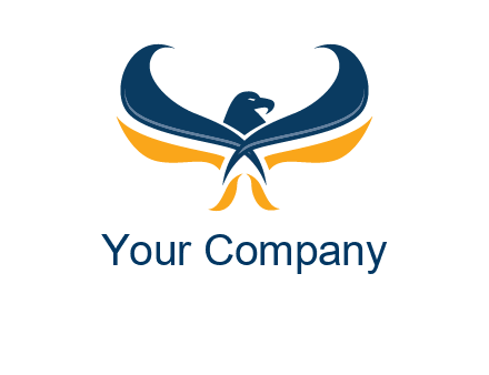 abstract eagle logo