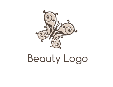 ornament butterfly logo