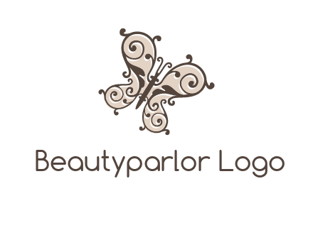 ornament butterfly logo