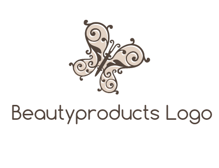 ornament butterfly logo
