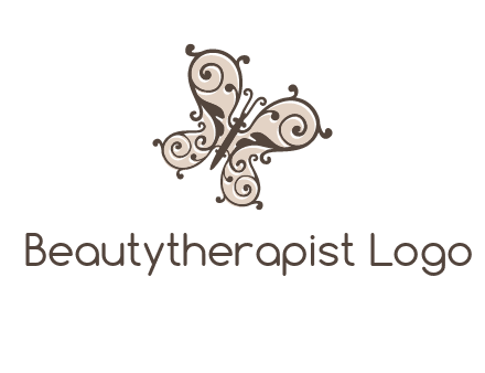 ornament butterfly logo