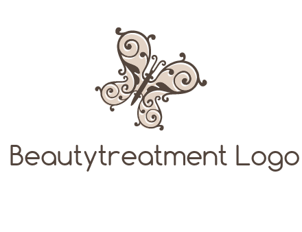 ornament butterfly logo