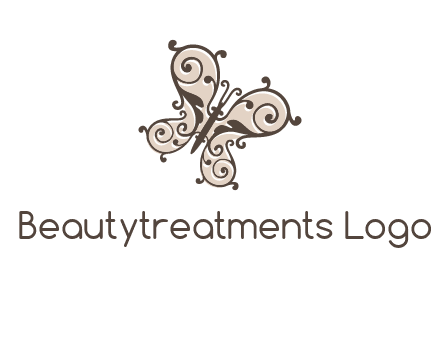 ornament butterfly logo