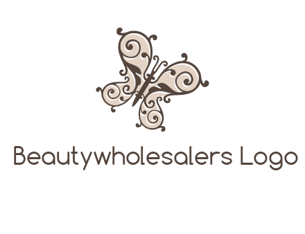 ornament butterfly logo