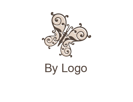 ornament butterfly logo