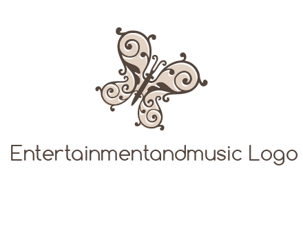 ornament butterfly logo
