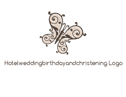 ornament butterfly logo