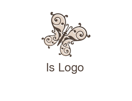 ornament butterfly logo