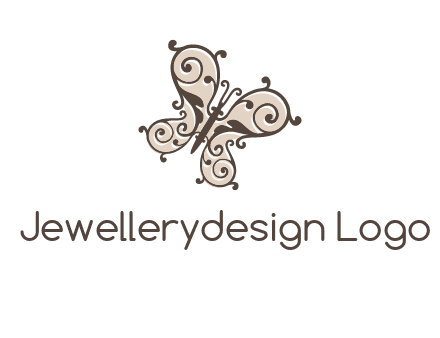 ornament butterfly logo