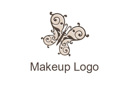 ornament butterfly logo