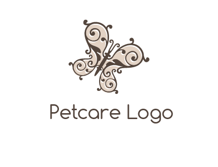 ornament butterfly logo