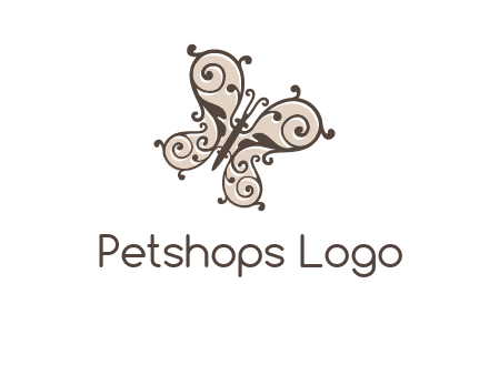 ornament butterfly logo