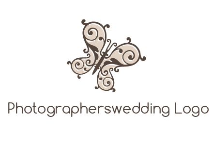 ornament butterfly logo