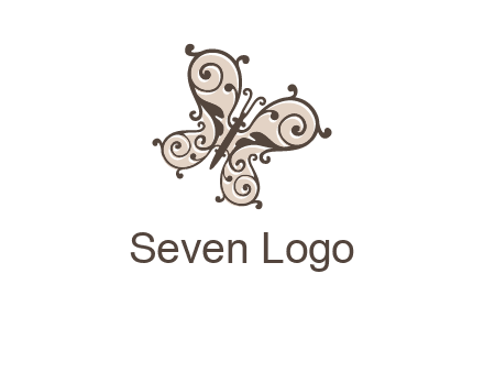 ornament butterfly logo