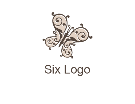 ornament butterfly logo