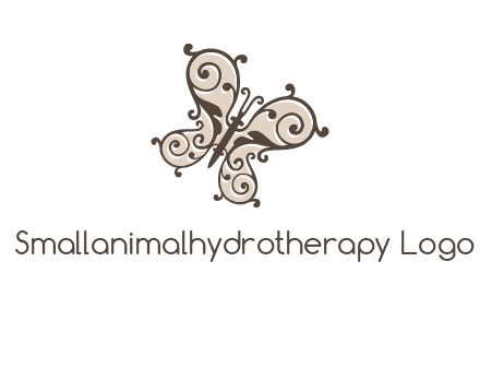ornament butterfly logo