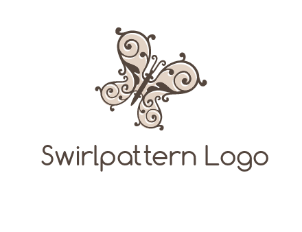 ornament butterfly logo