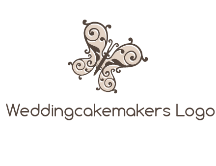 ornament butterfly logo