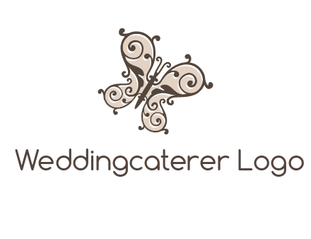 ornament butterfly logo