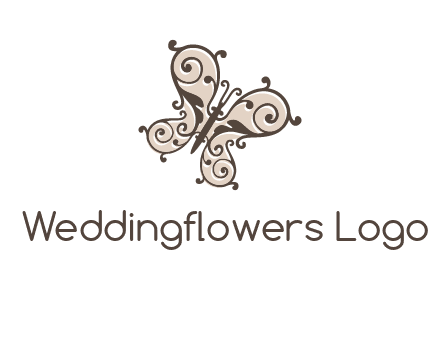 ornament butterfly logo
