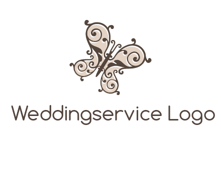 ornament butterfly logo