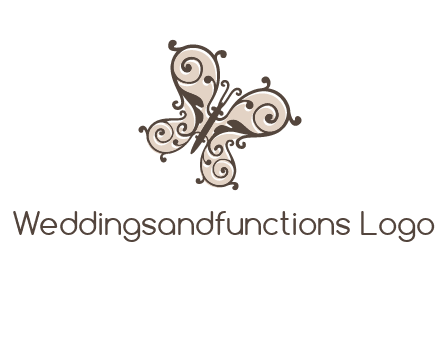 ornament butterfly logo
