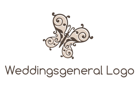 ornament butterfly logo