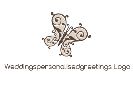 ornament butterfly logo