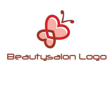 heart butterfly logo