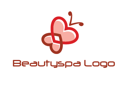 heart butterfly logo