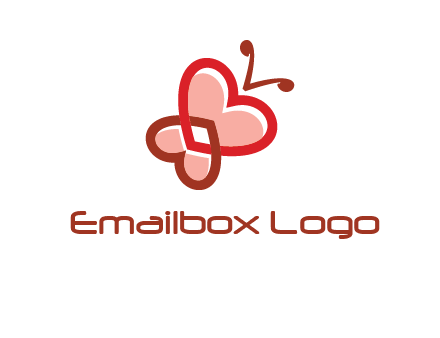 heart butterfly logo