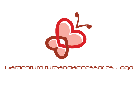 heart butterfly logo