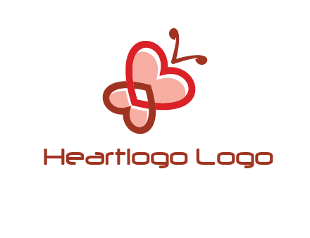 heart butterfly logo