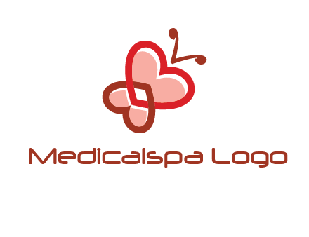 heart butterfly logo