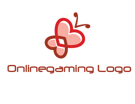heart butterfly logo