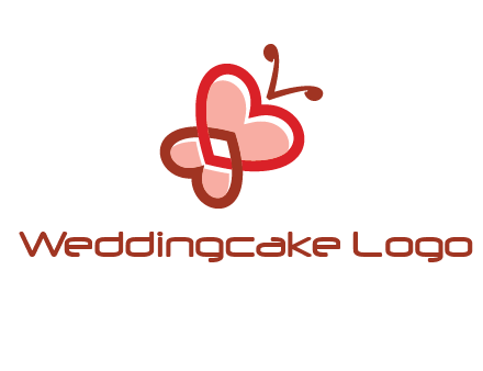 heart butterfly logo