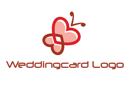 heart butterfly logo